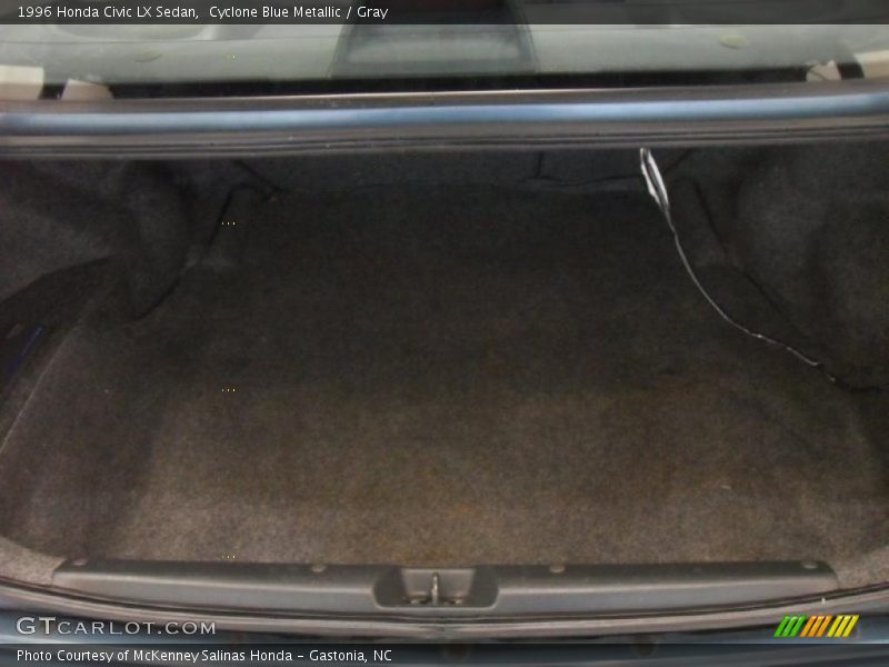 Cyclone Blue Metallic / Gray 1996 Honda Civic LX Sedan