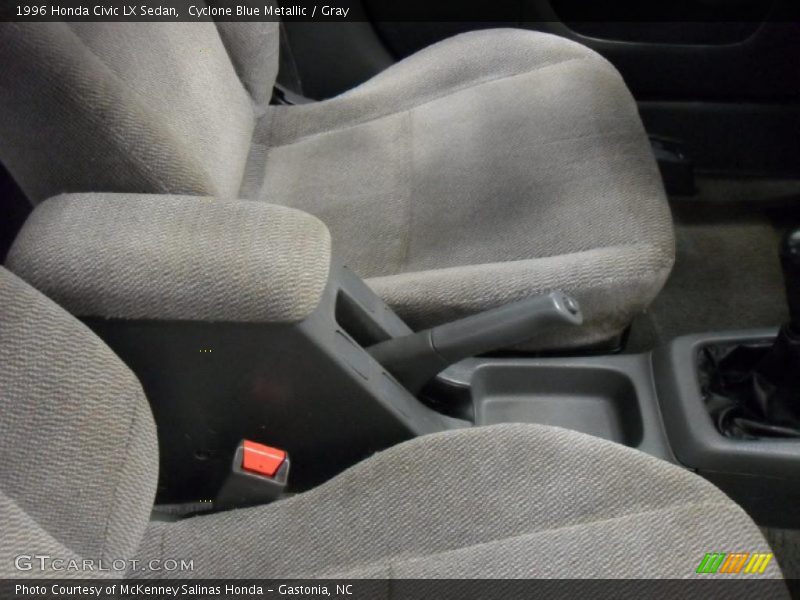 Cyclone Blue Metallic / Gray 1996 Honda Civic LX Sedan