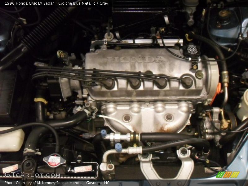  1996 Civic LX Sedan Engine - 1.6 Liter SOHC 16-Valve 4 Cylinder