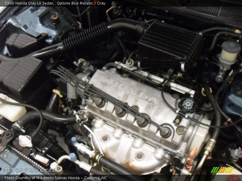  1996 Civic LX Sedan Engine - 1.6 Liter SOHC 16-Valve 4 Cylinder