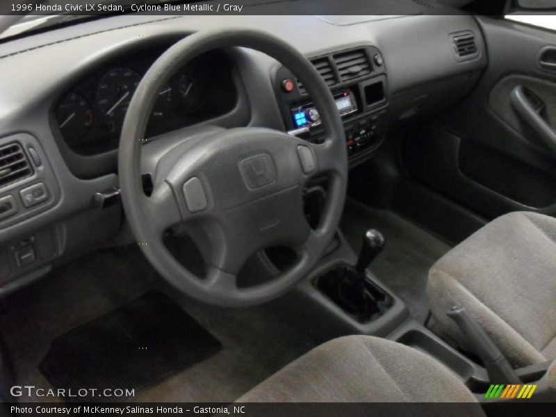 Gray Interior - 1996 Civic LX Sedan 