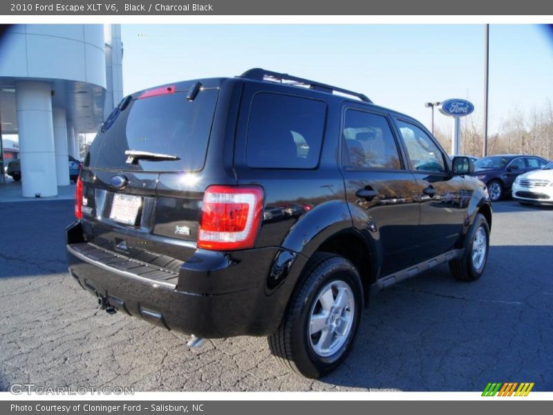 Black / Charcoal Black 2010 Ford Escape XLT V6