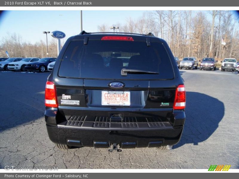 Black / Charcoal Black 2010 Ford Escape XLT V6