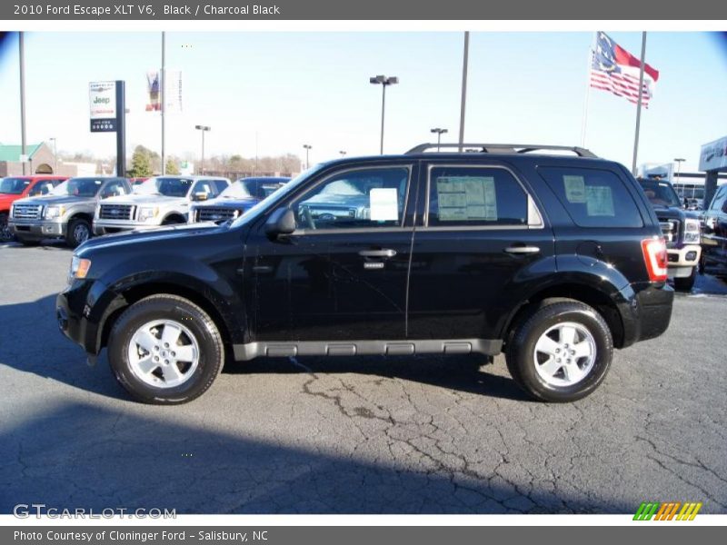 Black / Charcoal Black 2010 Ford Escape XLT V6