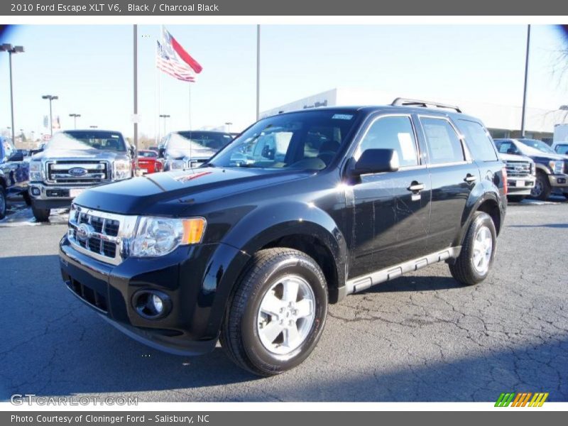 Black / Charcoal Black 2010 Ford Escape XLT V6