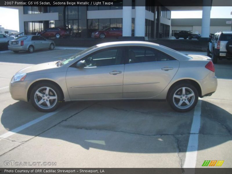 Sedona Beige Metallic / Light Taupe 2007 Pontiac G6 V6 Sedan