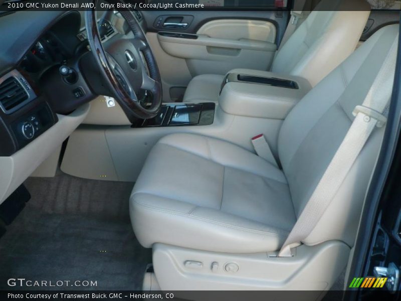 Onyx Black / Cocoa/Light Cashmere 2010 GMC Yukon Denali AWD