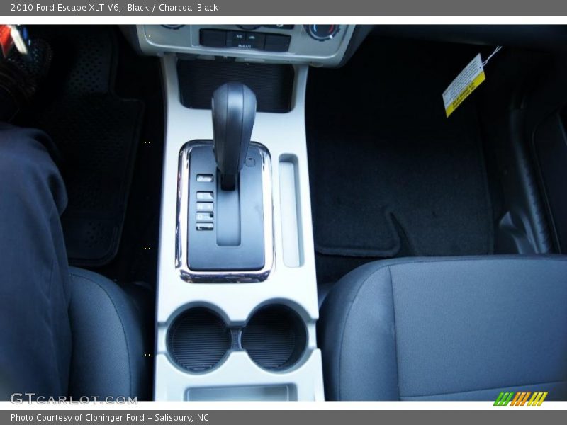 Black / Charcoal Black 2010 Ford Escape XLT V6
