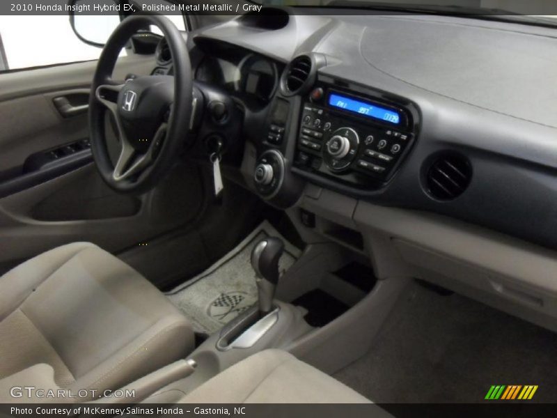 Polished Metal Metallic / Gray 2010 Honda Insight Hybrid EX