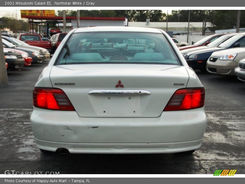Northstar White / Gray 2001 Mitsubishi Galant ES