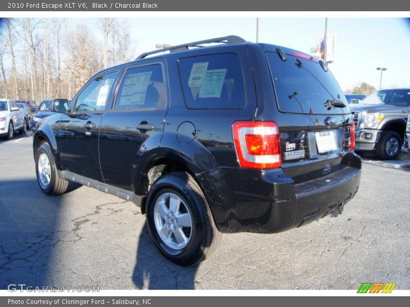 Black / Charcoal Black 2010 Ford Escape XLT V6