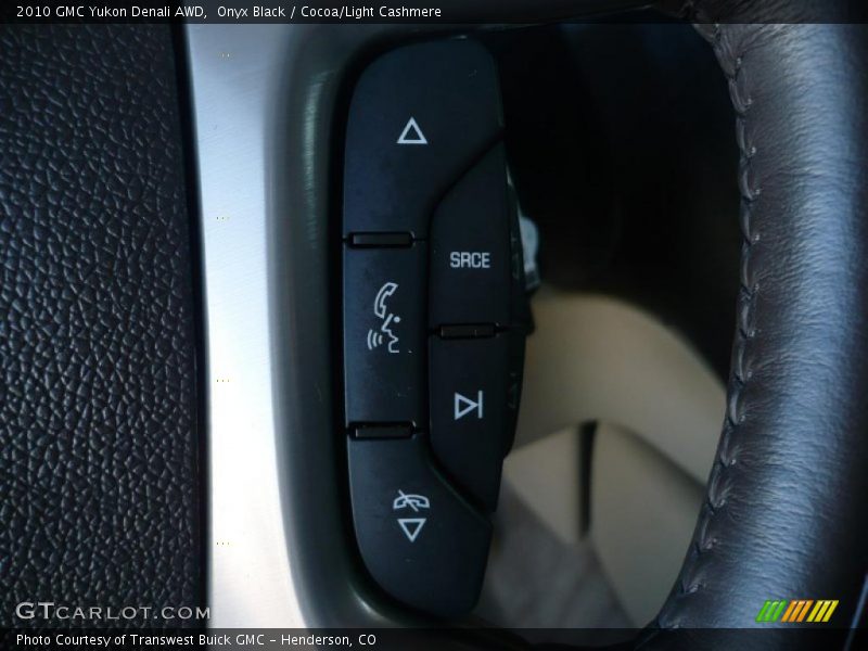 Onyx Black / Cocoa/Light Cashmere 2010 GMC Yukon Denali AWD