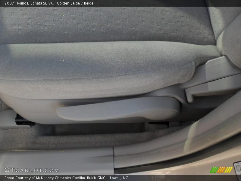 Golden Beige / Beige 2007 Hyundai Sonata SE V6