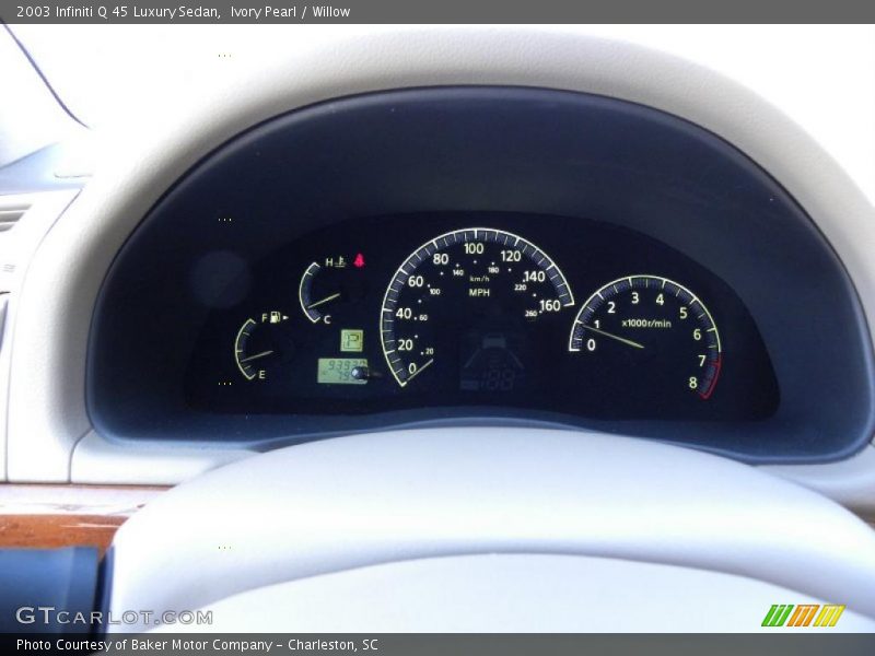  2003 Q 45 Luxury Sedan 45 Luxury Sedan Gauges