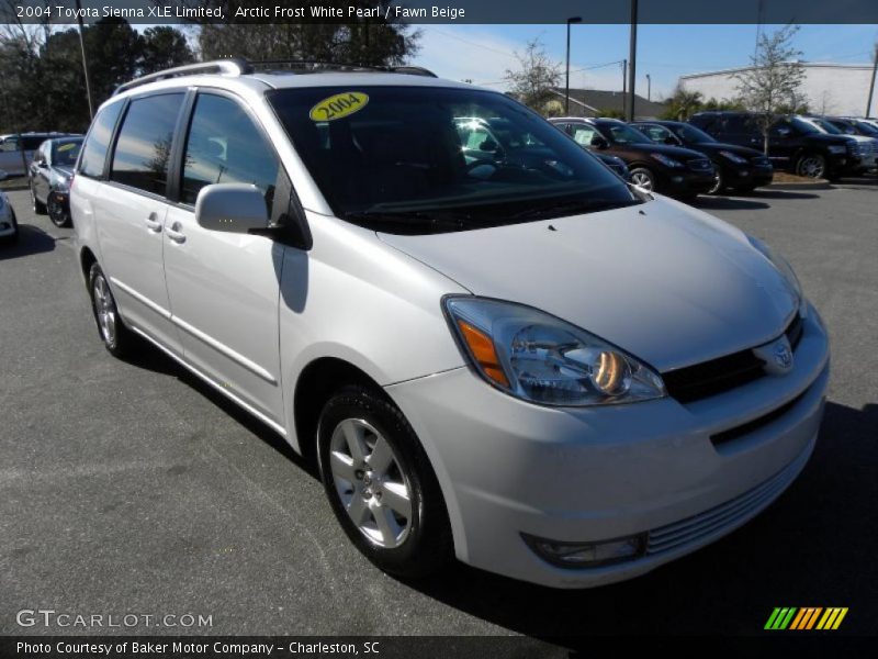 Arctic Frost White Pearl / Fawn Beige 2004 Toyota Sienna XLE Limited