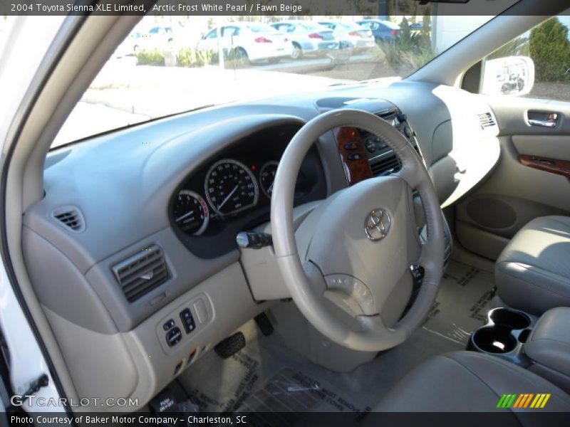 Arctic Frost White Pearl / Fawn Beige 2004 Toyota Sienna XLE Limited
