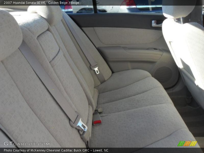 Golden Beige / Beige 2007 Hyundai Sonata SE V6