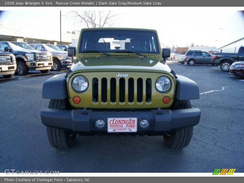 Rescue Green Metallic / Dark Slate Gray/Medium Slate Gray 2008 Jeep Wrangler X 4x4