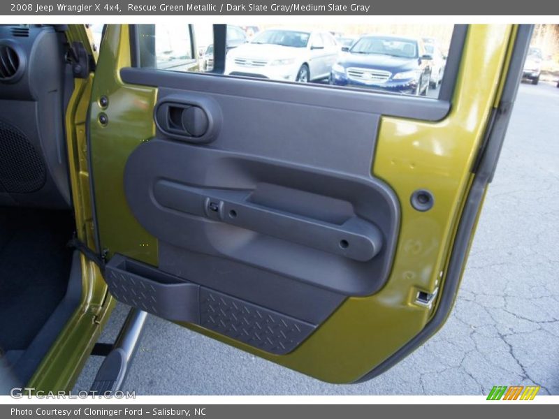 Rescue Green Metallic / Dark Slate Gray/Medium Slate Gray 2008 Jeep Wrangler X 4x4