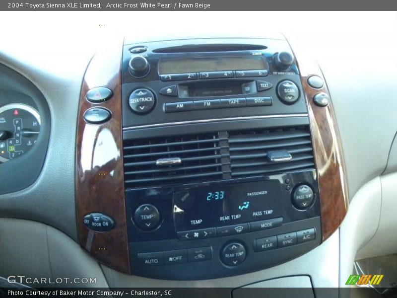 Arctic Frost White Pearl / Fawn Beige 2004 Toyota Sienna XLE Limited