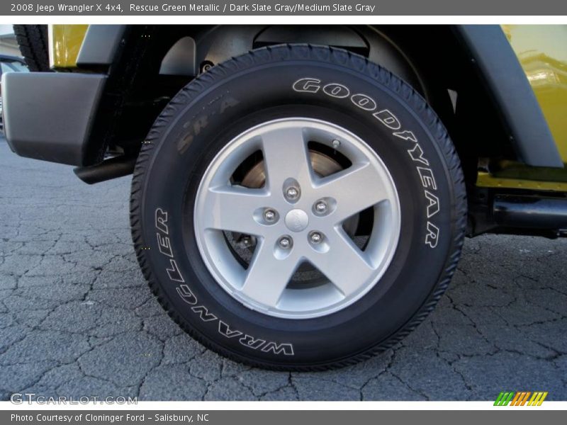 Rescue Green Metallic / Dark Slate Gray/Medium Slate Gray 2008 Jeep Wrangler X 4x4