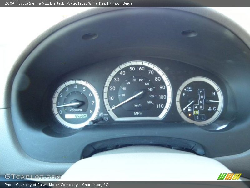 Arctic Frost White Pearl / Fawn Beige 2004 Toyota Sienna XLE Limited