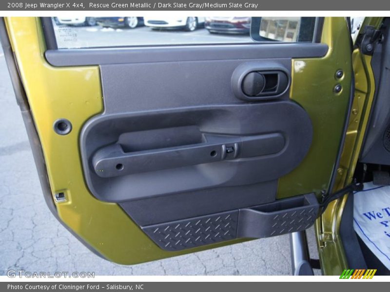Rescue Green Metallic / Dark Slate Gray/Medium Slate Gray 2008 Jeep Wrangler X 4x4