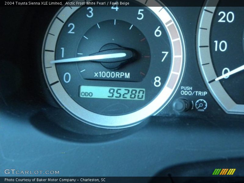 Arctic Frost White Pearl / Fawn Beige 2004 Toyota Sienna XLE Limited