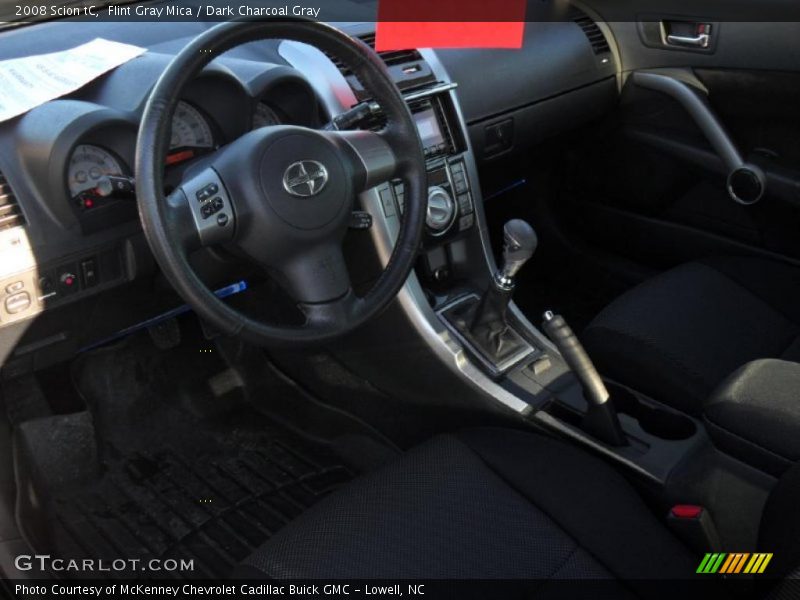 Flint Gray Mica / Dark Charcoal Gray 2008 Scion tC