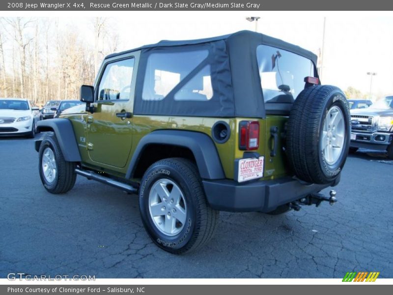 Rescue Green Metallic / Dark Slate Gray/Medium Slate Gray 2008 Jeep Wrangler X 4x4