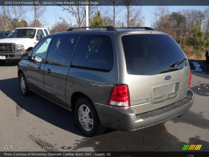Spruce Green Metallic / Pebble Beige 2006 Ford Freestar SEL