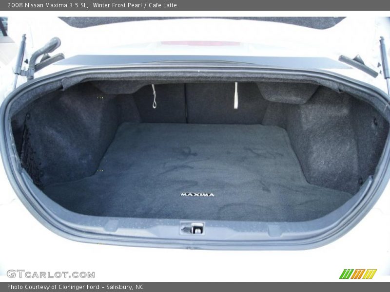 Winter Frost Pearl / Cafe Latte 2008 Nissan Maxima 3.5 SL