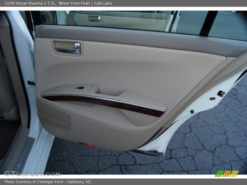 Winter Frost Pearl / Cafe Latte 2008 Nissan Maxima 3.5 SL