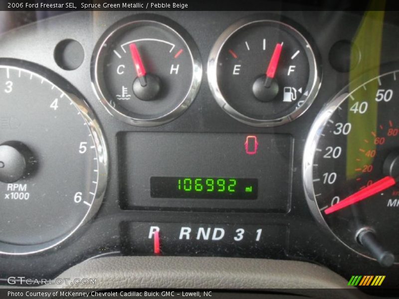 Spruce Green Metallic / Pebble Beige 2006 Ford Freestar SEL