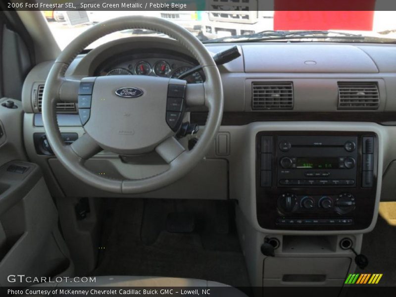 Spruce Green Metallic / Pebble Beige 2006 Ford Freestar SEL