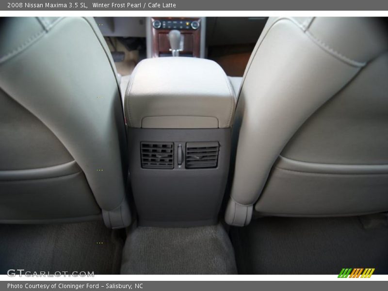 Winter Frost Pearl / Cafe Latte 2008 Nissan Maxima 3.5 SL