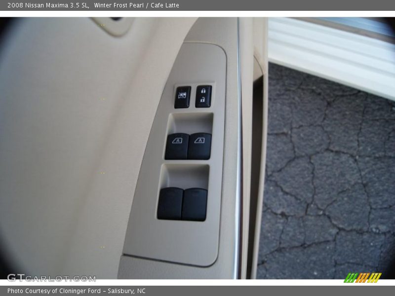Winter Frost Pearl / Cafe Latte 2008 Nissan Maxima 3.5 SL