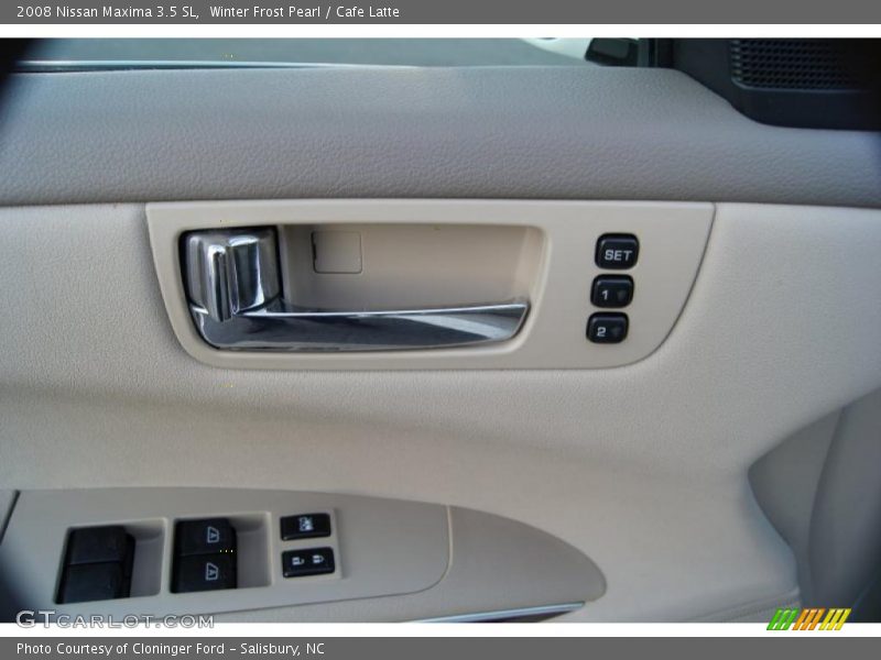 Winter Frost Pearl / Cafe Latte 2008 Nissan Maxima 3.5 SL