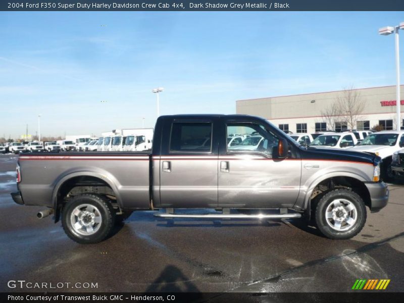 Dark Shadow Grey Metallic / Black 2004 Ford F350 Super Duty Harley Davidson Crew Cab 4x4