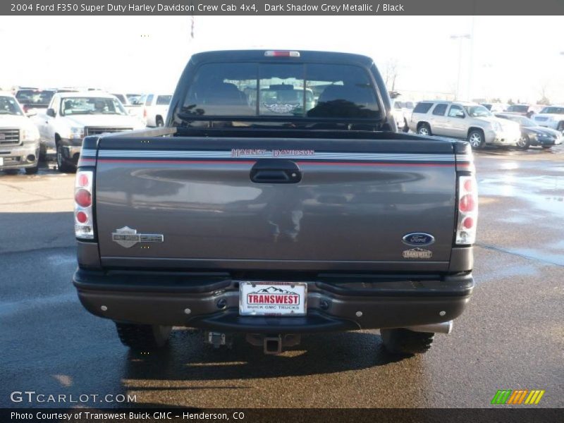 Dark Shadow Grey Metallic / Black 2004 Ford F350 Super Duty Harley Davidson Crew Cab 4x4