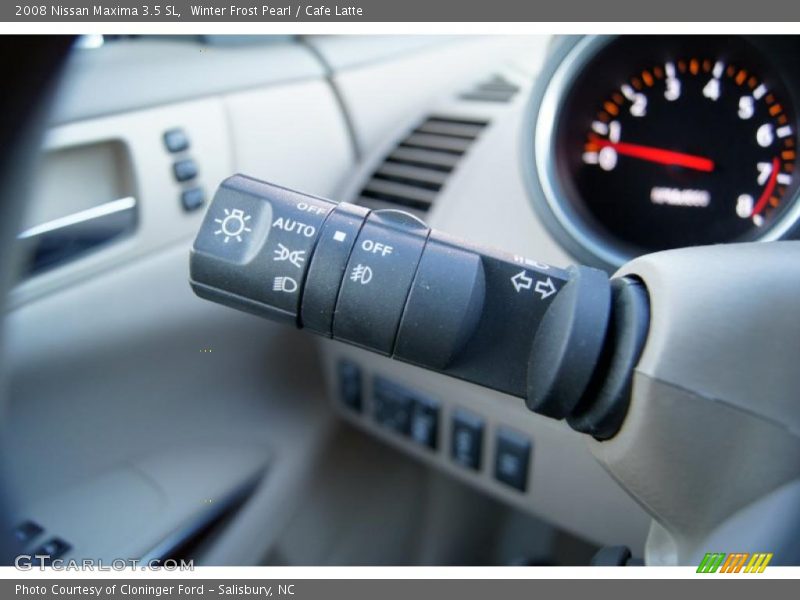 Winter Frost Pearl / Cafe Latte 2008 Nissan Maxima 3.5 SL