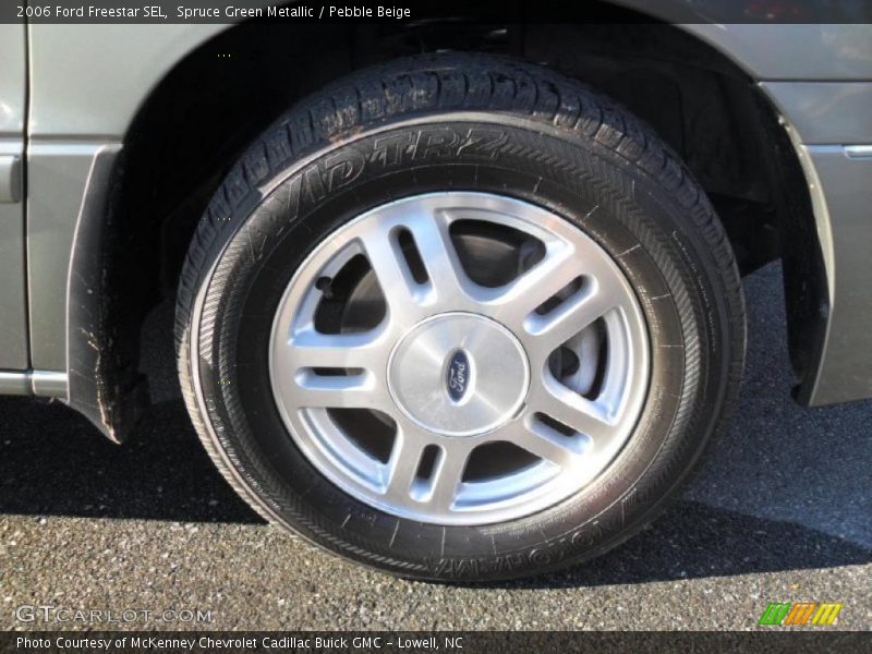 Spruce Green Metallic / Pebble Beige 2006 Ford Freestar SEL