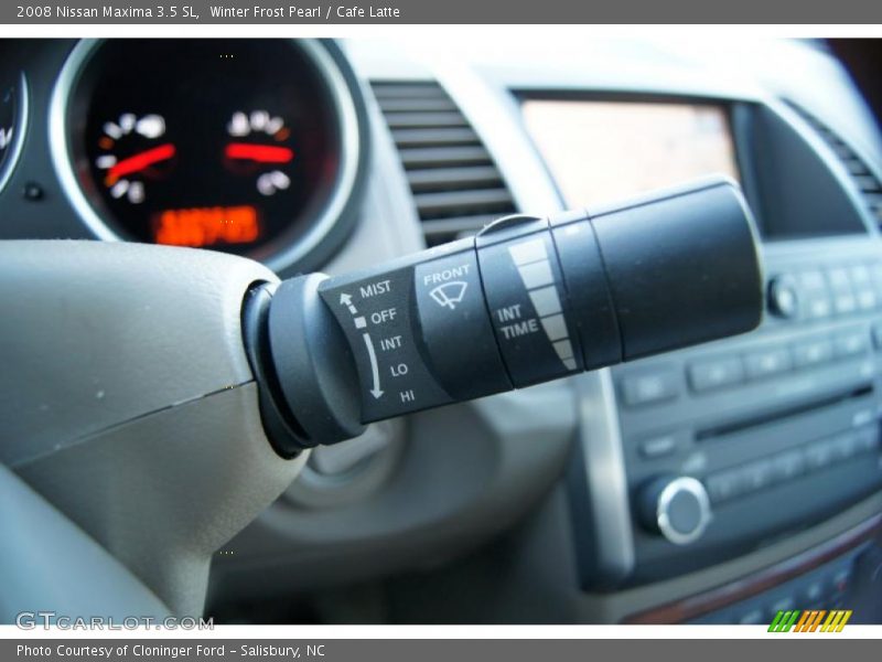 Winter Frost Pearl / Cafe Latte 2008 Nissan Maxima 3.5 SL