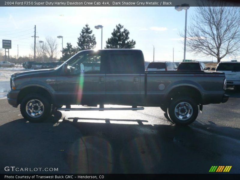 Dark Shadow Grey Metallic / Black 2004 Ford F350 Super Duty Harley Davidson Crew Cab 4x4