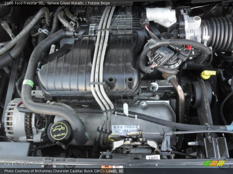 Spruce Green Metallic / Pebble Beige 2006 Ford Freestar SEL