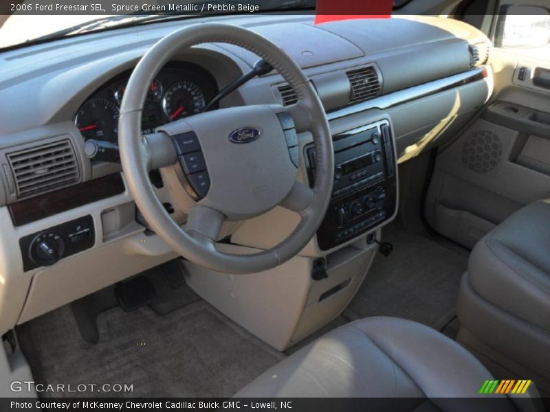 Spruce Green Metallic / Pebble Beige 2006 Ford Freestar SEL