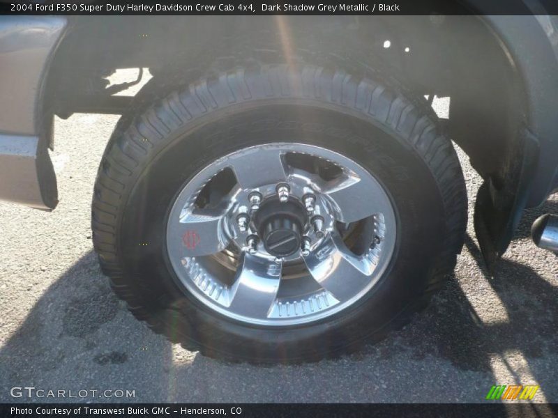Dark Shadow Grey Metallic / Black 2004 Ford F350 Super Duty Harley Davidson Crew Cab 4x4