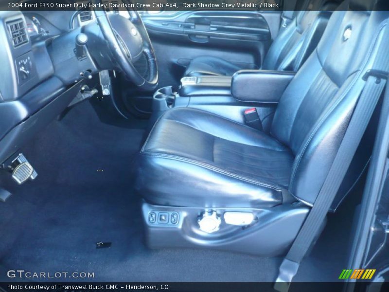 Dark Shadow Grey Metallic / Black 2004 Ford F350 Super Duty Harley Davidson Crew Cab 4x4