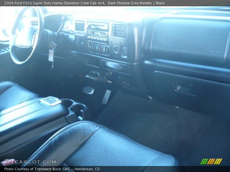 Dark Shadow Grey Metallic / Black 2004 Ford F350 Super Duty Harley Davidson Crew Cab 4x4