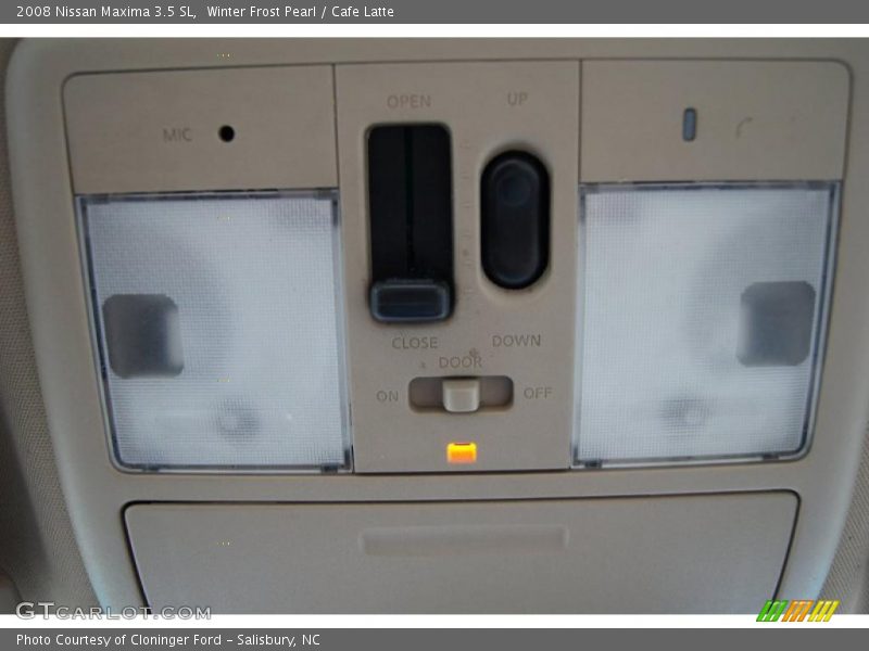Winter Frost Pearl / Cafe Latte 2008 Nissan Maxima 3.5 SL